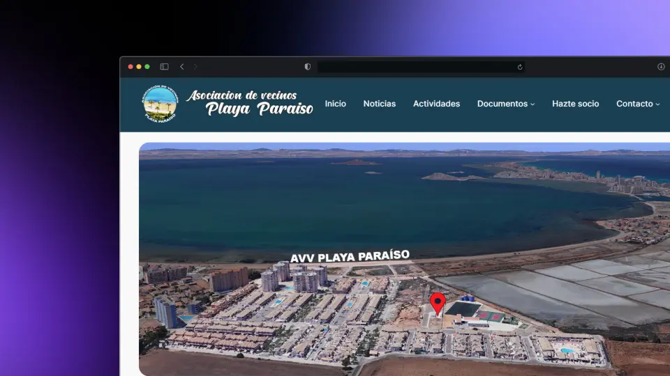 Captura de pantalla del proyecto /projects/playaparaiso.webp